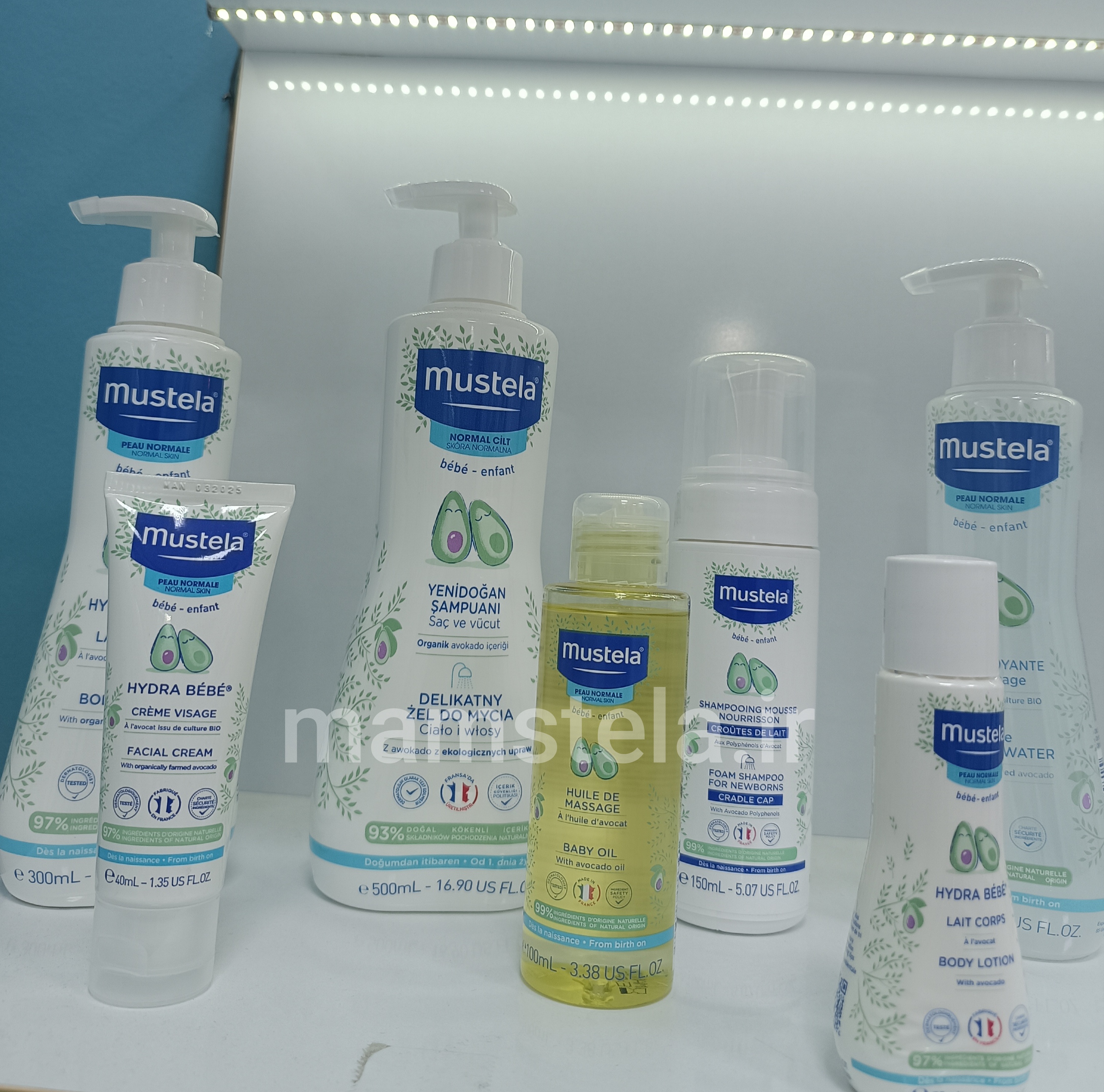 قیمت و فروش محصولات موستلا اصل فرانسه mustela 