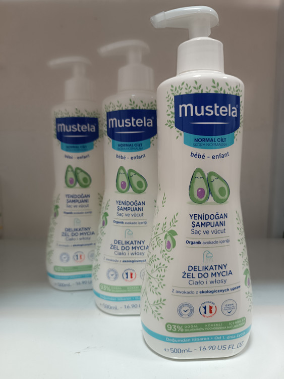 خرید شامپو سر و بدن موستلا ترب. mustela