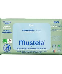 فروش دستمال مرطوب موستلا ۶۰عددی mustela