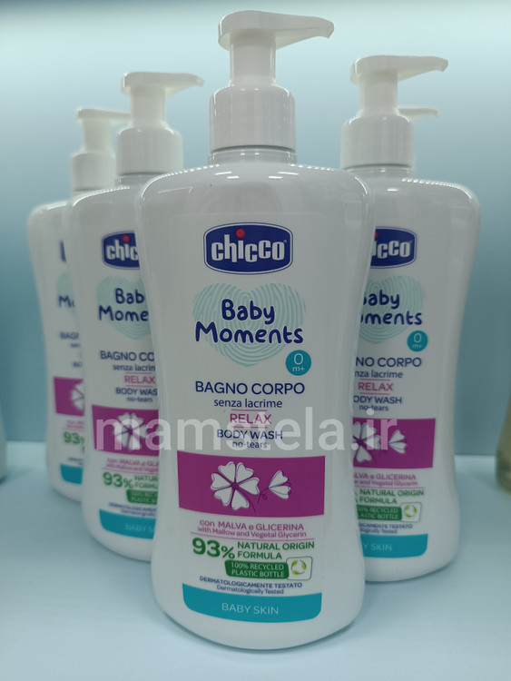 فروش شامپو بدن چیکو حاوی عصاره گل پنیرک و گلیسیرین