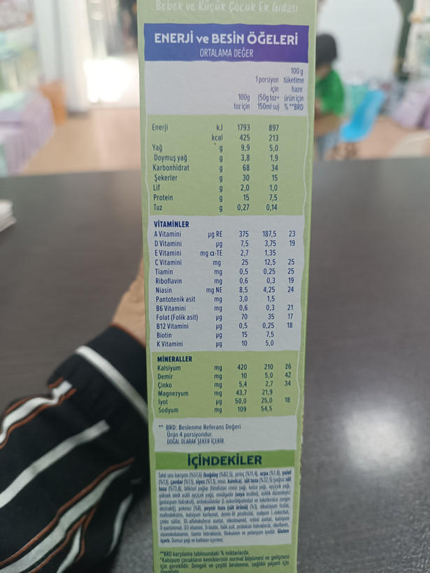 قیمت سرلاک هرو بیبی هفت غله و پنیر