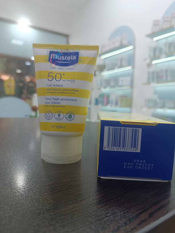 فروش ضدآفتاب گیاهی نوزاد و کودک موستلا ۱۰۰میل/ارسال فوری