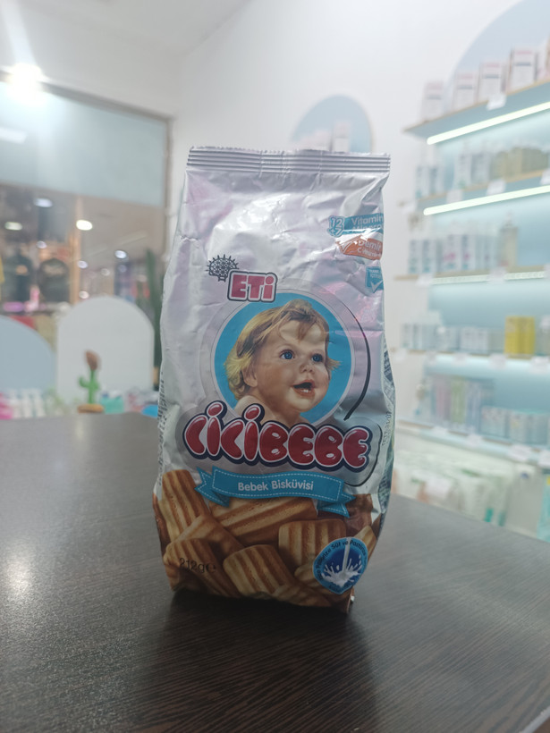 فروش و قیمت بیسکوییت کودک ترکیه Cici Bebe مناسب ۶ماه به بالا
