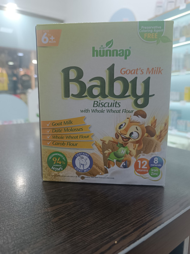 خرید بیسکوییت کودک شیر بز هوناپ مناسب ۶ماهhunnapترکیه